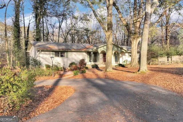 a view of lake with a pond