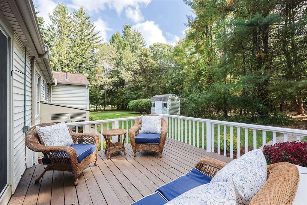 16 Deerfield Road Sharon, MA 02067 - Photo 29 of 38 a view of balcony with furniture