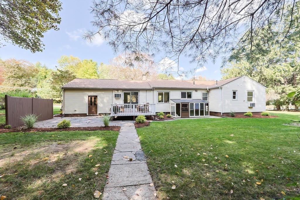 16 Deerfield Road Sharon, MA 02067 - Photo 33 of 38 a front view of a house with yard patio and green space
