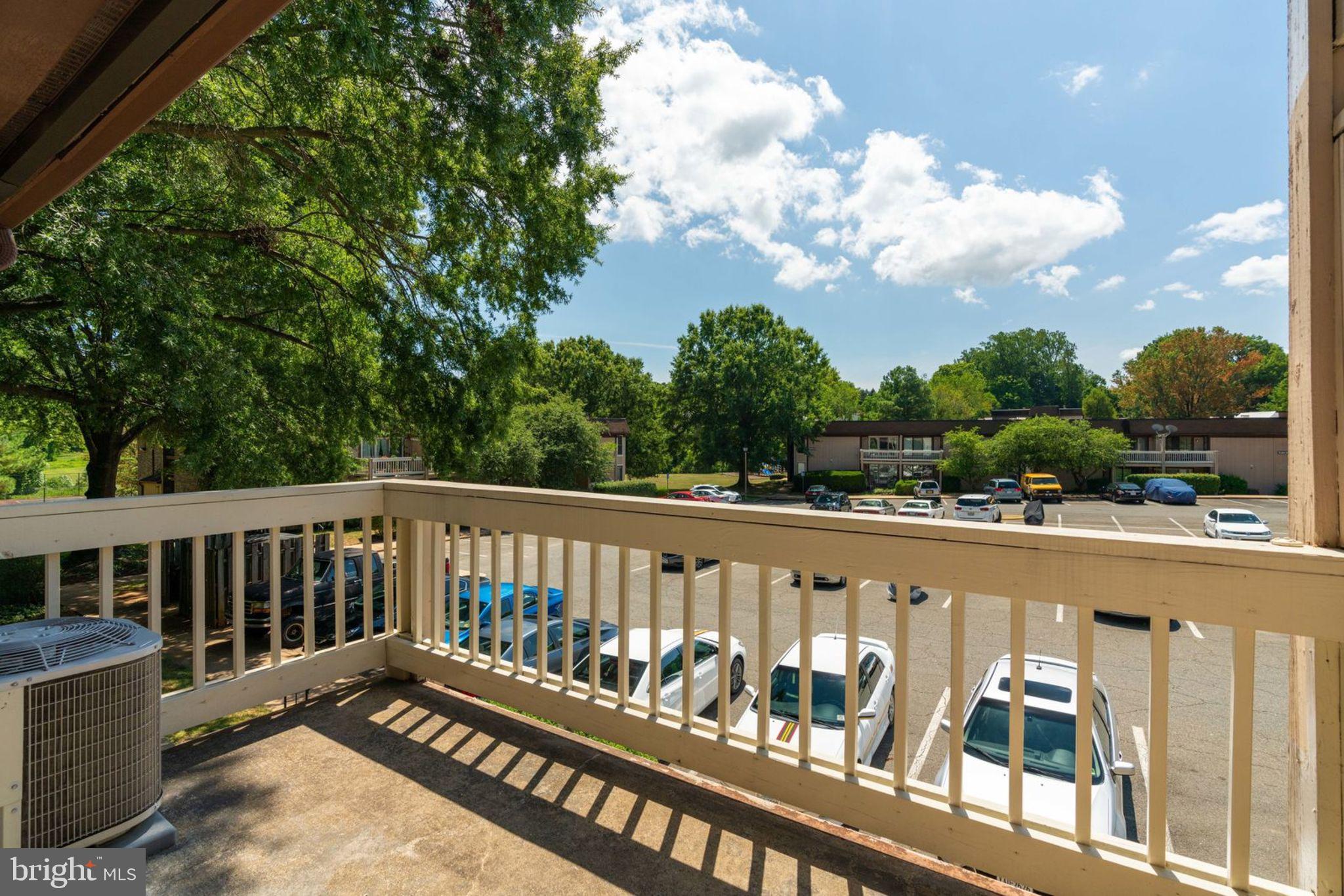 5804 Royal Ridge Drive, Unit H Springfield, VA 22152 - Photo 38 of 48 Balcony: Cozy, Wide Open View