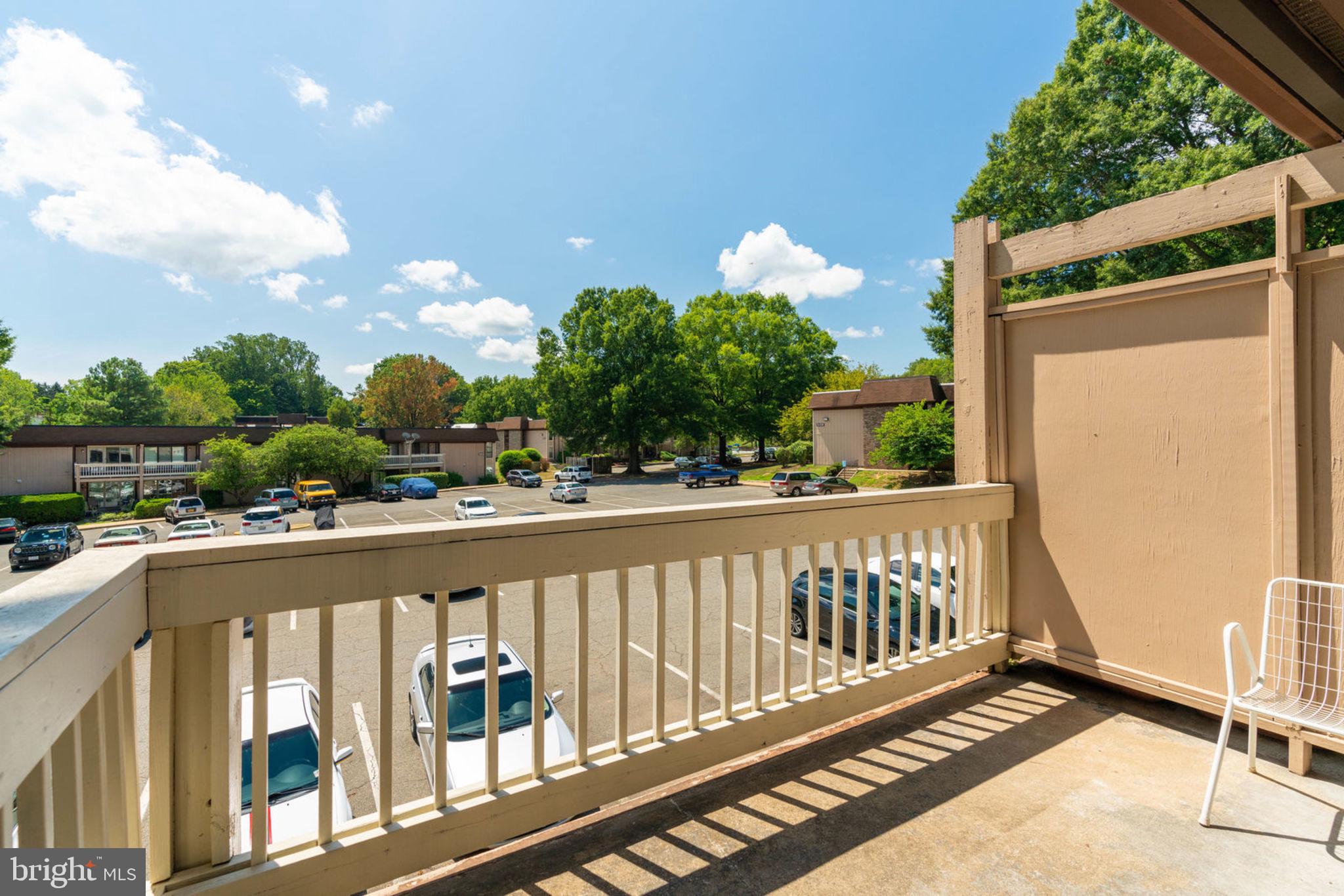 5804 Royal Ridge Drive, Unit H Springfield, VA 22152 - Photo 39 of 48 Balcony: Cozy, Wide Open View