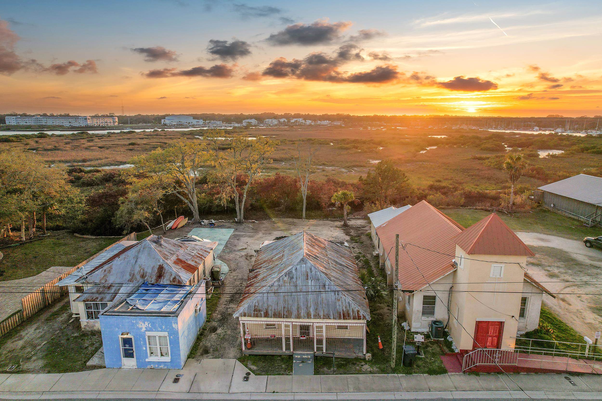224 Riberia Street St. Augustine, FL 32084 - Photo 3 of 18 a view of city with an ocean
