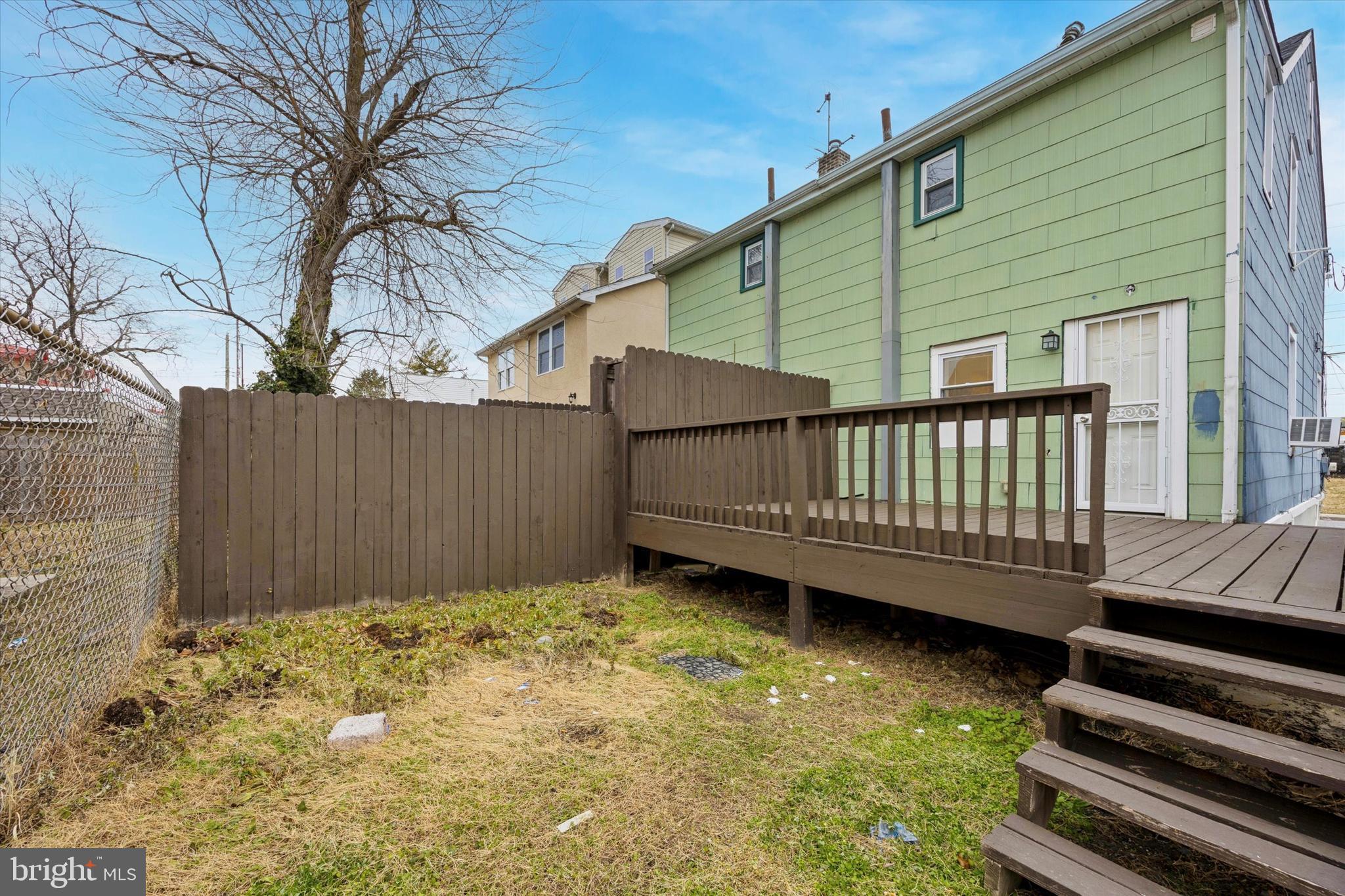 68 South Union Avenue Lansdowne, PA 19050 - Photo 15 of 15 a view of a backyard with a small deck