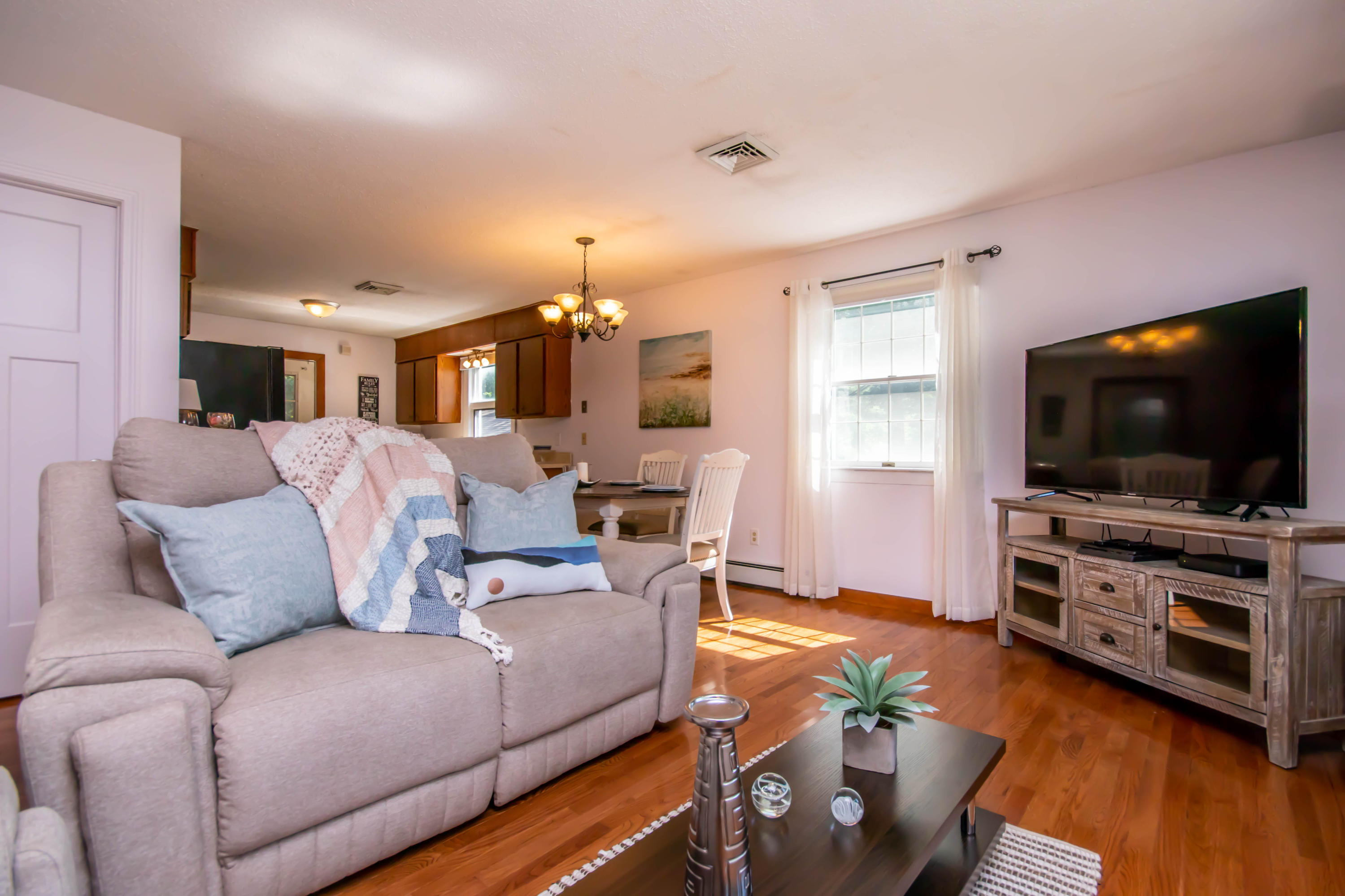 72 Swifts Beach Road Wareham, MA 02571 - Photo 8 of 31 Living room opens to dining:kitchen