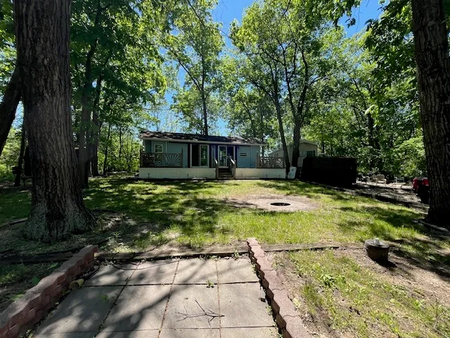 a view of swimming pool with garden