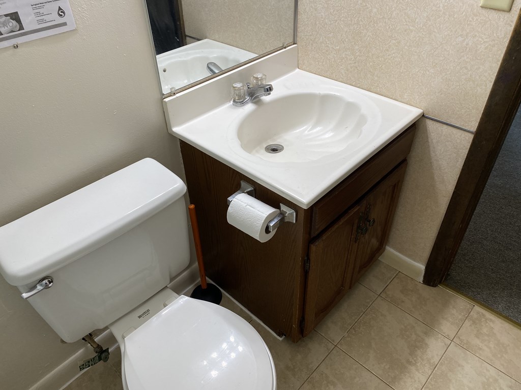 218-220 Centre Street Springfield, MA 01151 - Photo 18 of 27 a bathroom with a sink toilet and mirror