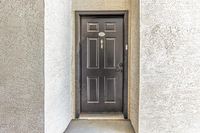 a view of front door of a house