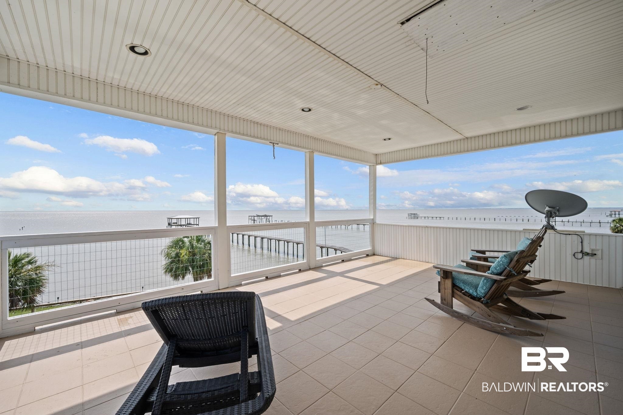 15425 Dauphin Island Parkway Coden, AL 36523 - Photo 24 of 47 Covered porch right off the master bedroom