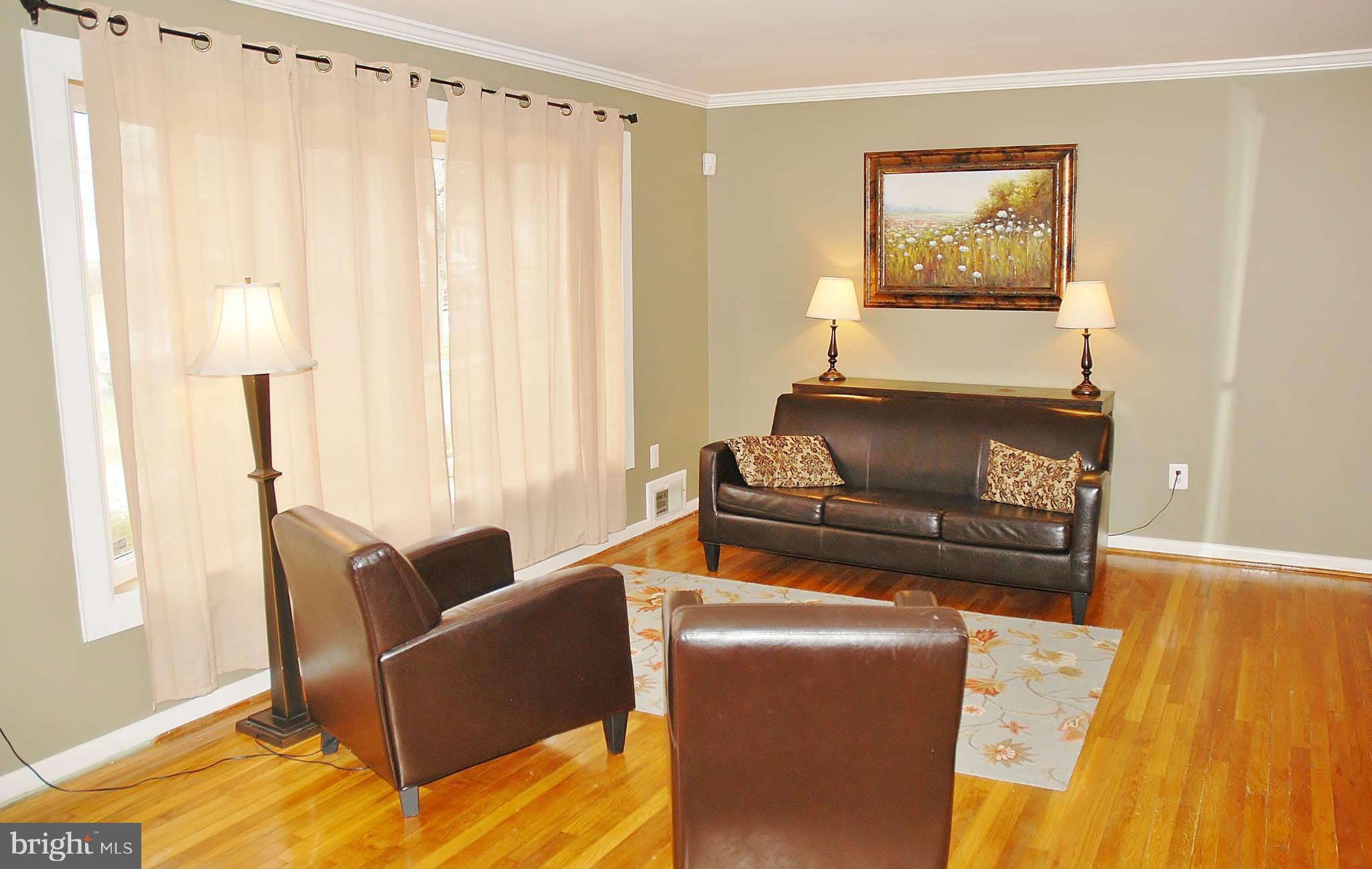 4100 Delancy Drive Silver Spring, MD 20906 - Photo 3 of 20 a living room with furniture and a fireplace