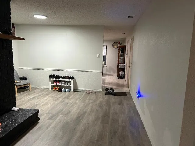 a bed room with a bed and a couch