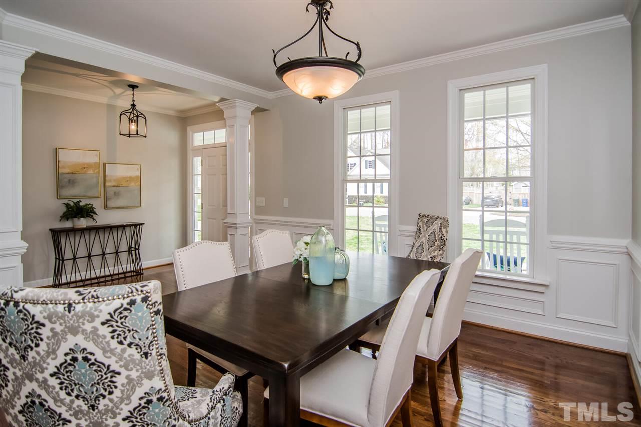 1614 Weatherford Circle Raleigh, NC 27604 - Photo 12 of 12 The open floor plan is perfect for entertaining. This dining room offers many options for quiet family dinners with family and friends!
