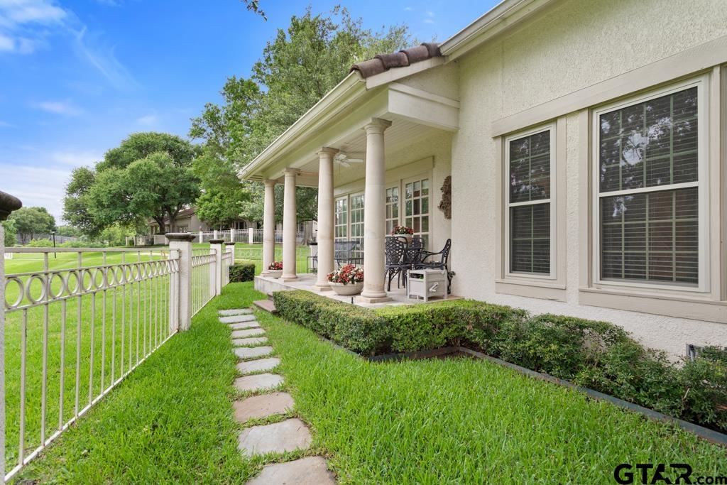 4608 North O'Connor Road Irving, TX 75062 - Photo 32 of 45 a view of a house with backyard and porch