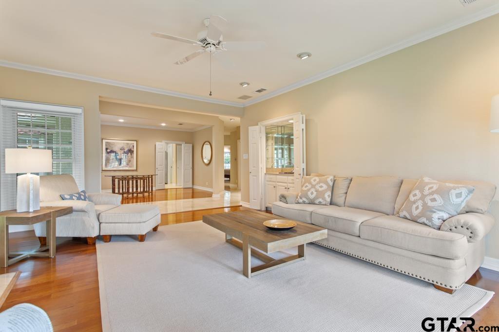 4608 North O'Connor Road Irving, TX 75062 - Photo 8 of 45 a living room with furniture and a large window
