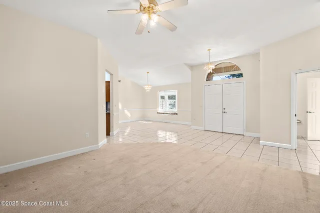 a view of fireplace and utility room in room