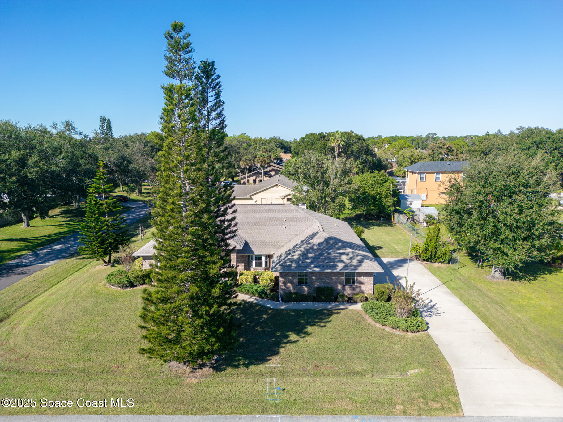 427 Hurst Road Northeast Palm Bay, FL 32907 - Photo 8 of 81 a view of a backyard