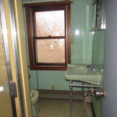 3097 Seanor Road Hollsopple, PA 15935 - Photo 13 of 15 a bathroom with a sink and a toilet