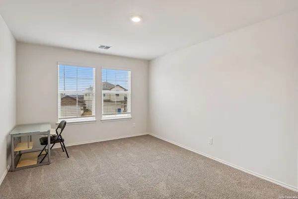 a view of workspace with a window