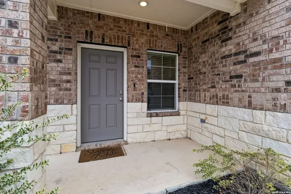 a view of entrance gate of a building