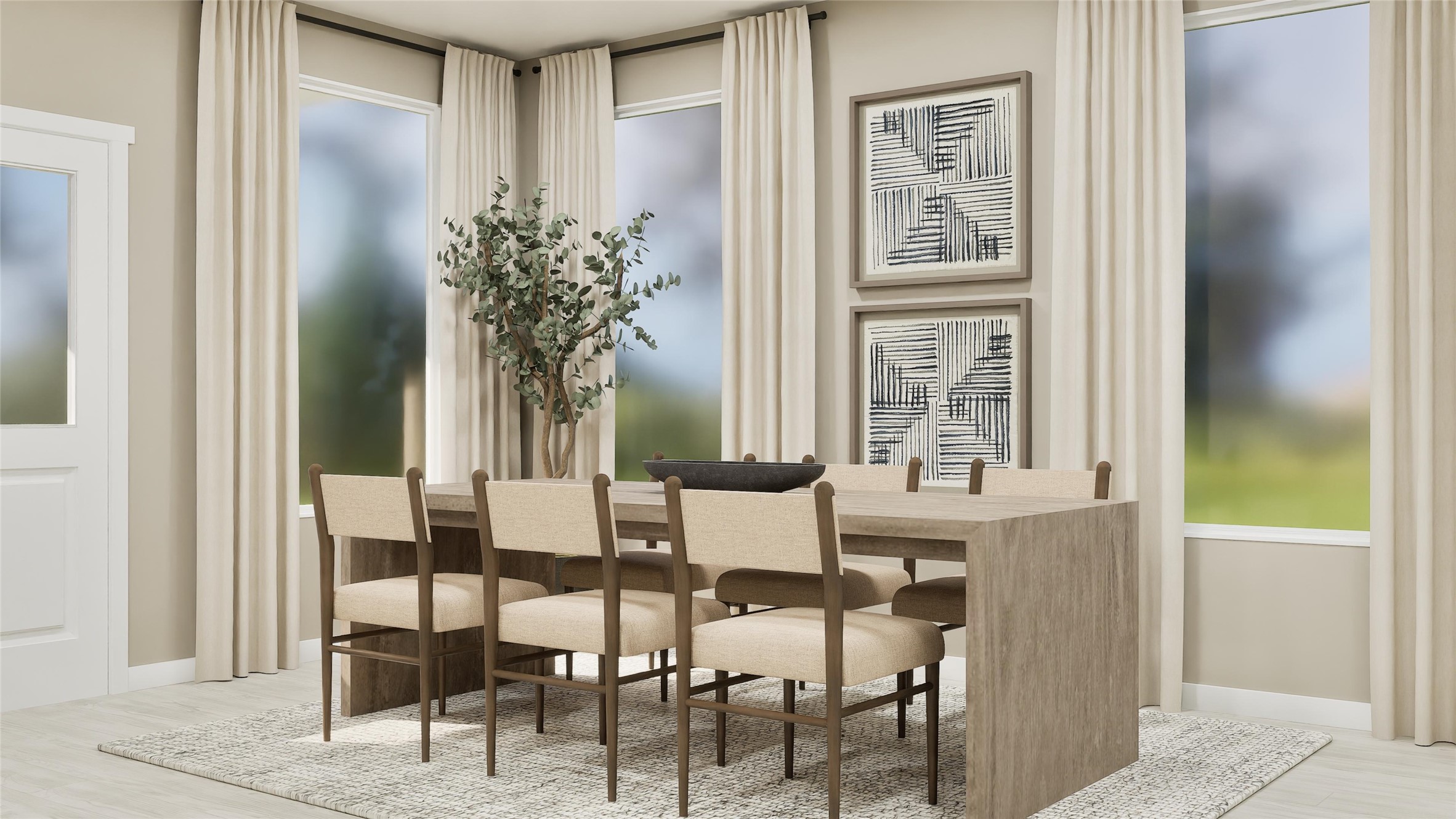 108 Brabham Loop Hutto, TX 78634 - Photo 15 of 34 a view of a dining room with furniture and window