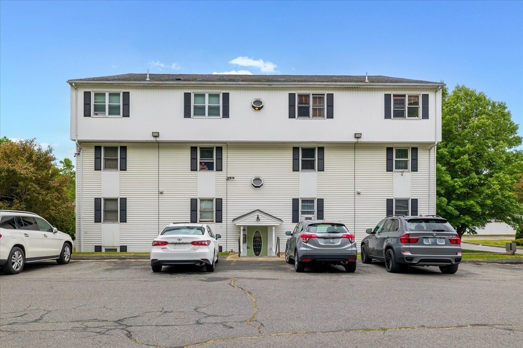 a car parked in front of a house