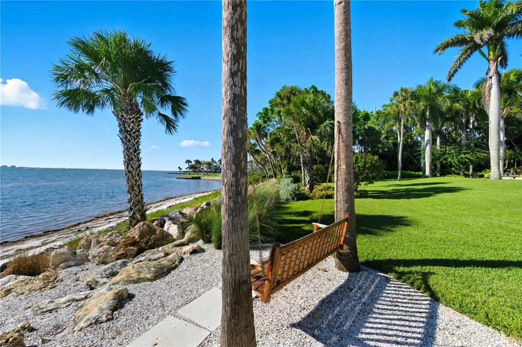 3315 Bay Shore Road Sarasota, FL 34234 - Photo 74 of 96 a view of a garden with a tree
