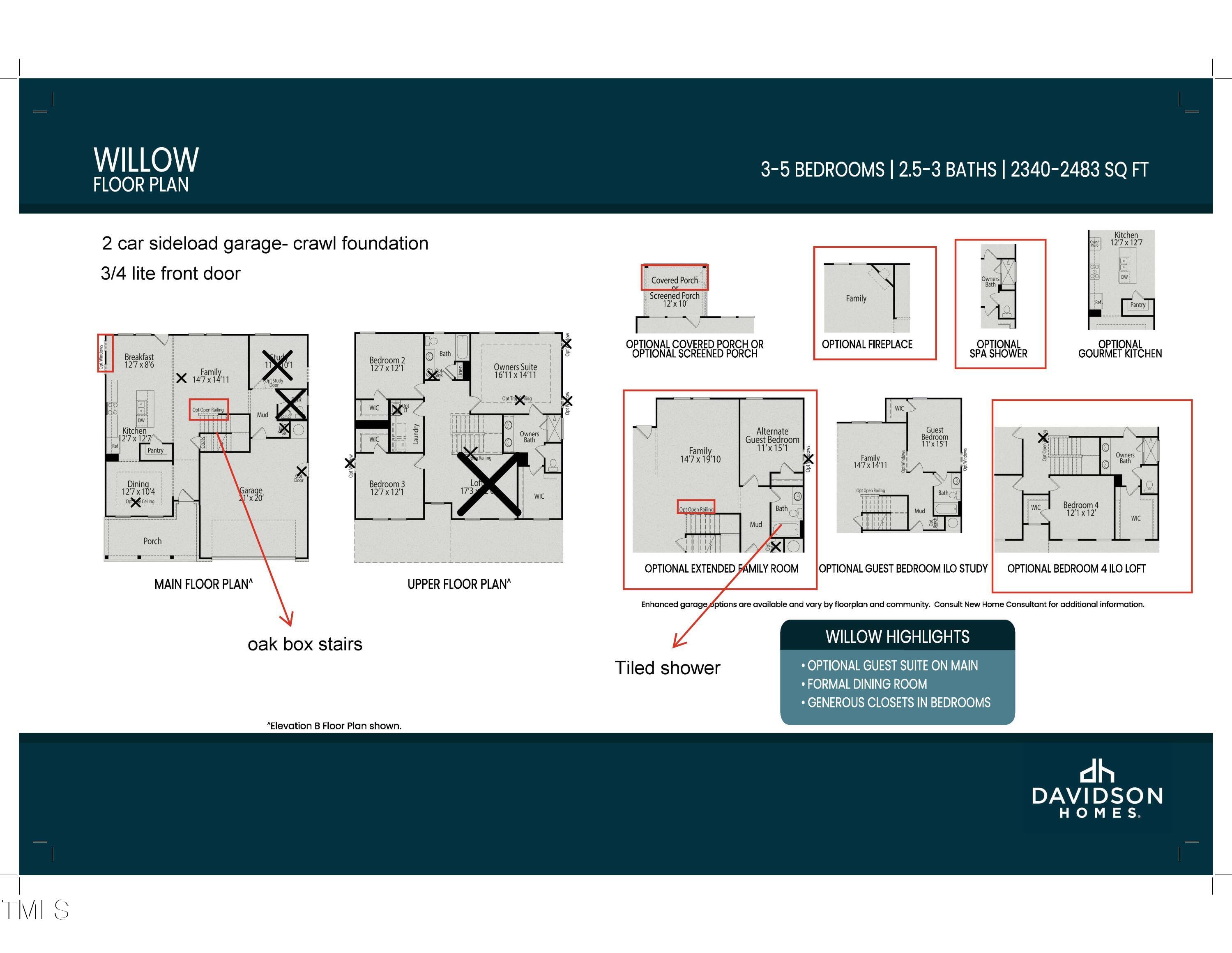 77 Cultivator Court Angier, NC 27501 - Photo 41 of 41 TBR0108 Willow G floorplan with options