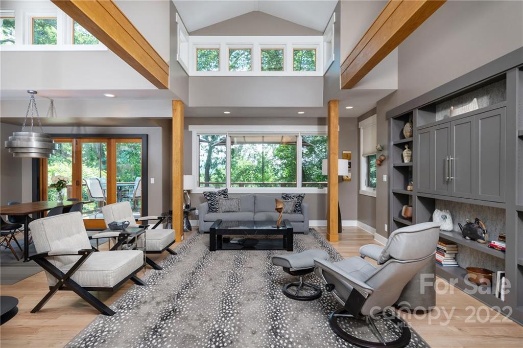 9 Kenilworth Road Asheville, NC 28803 - Photo 3 of 33 a living room with furniture and a large window