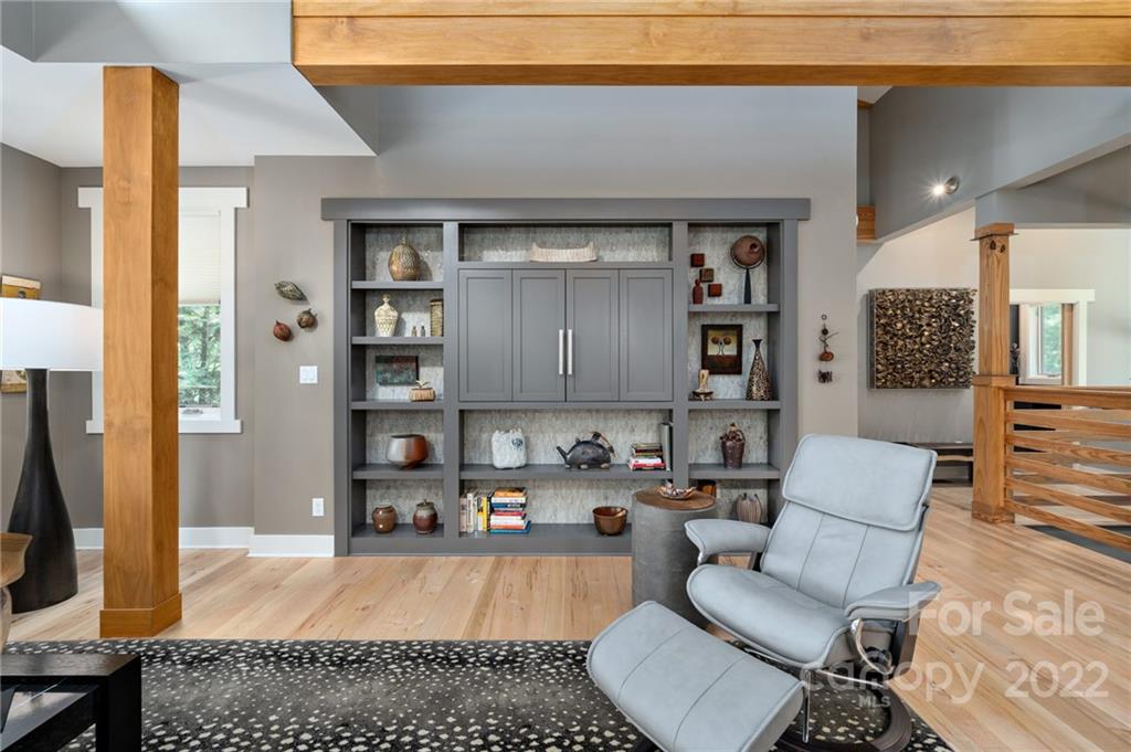 9 Kenilworth Road Asheville, NC 28803 - Photo 5 of 33 a living room with furniture and a flat screen tv