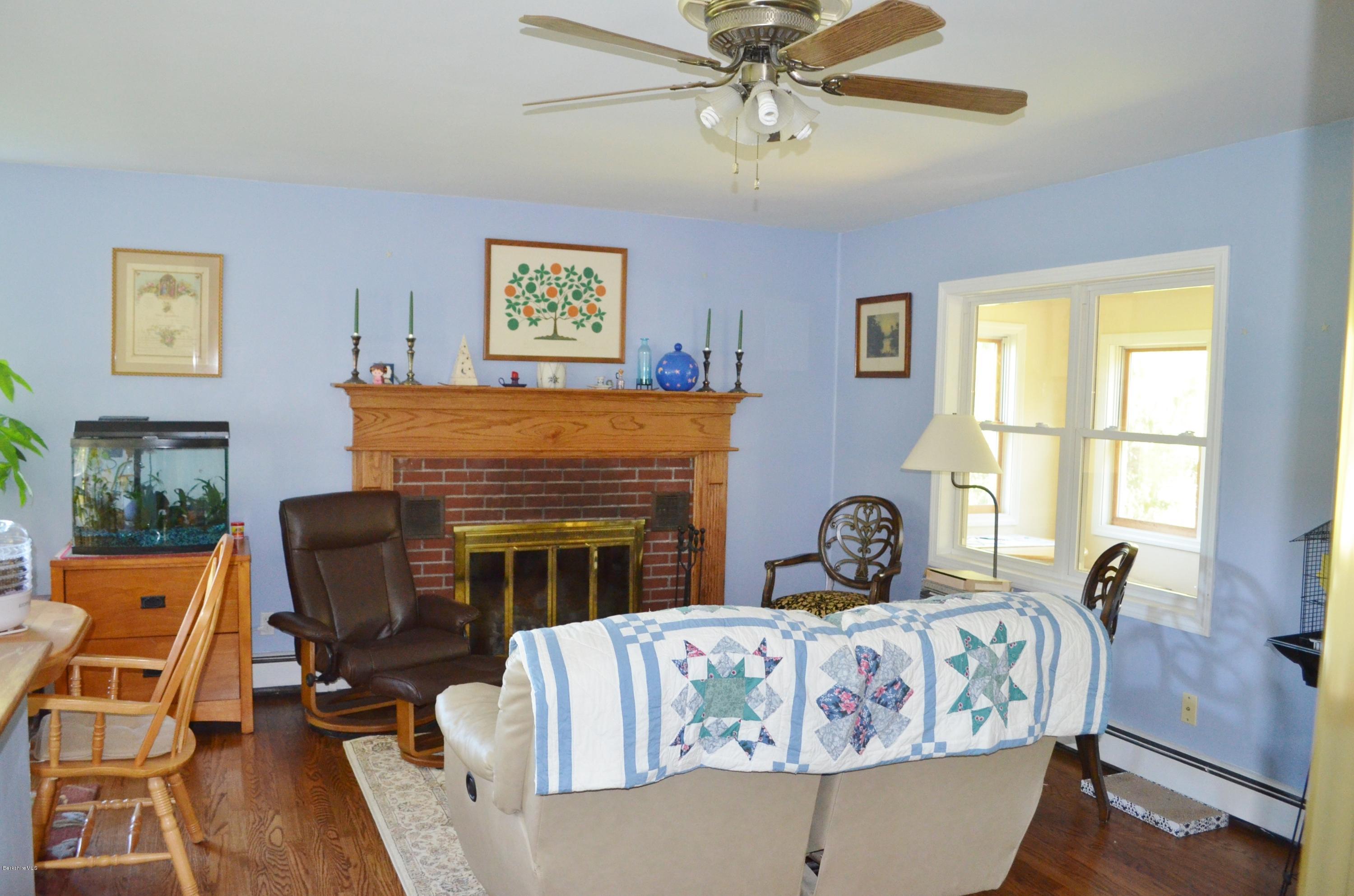 162 Old Stockbridge Road Lenox, MA 01240 - Photo 11 of 27 living room with fireplace