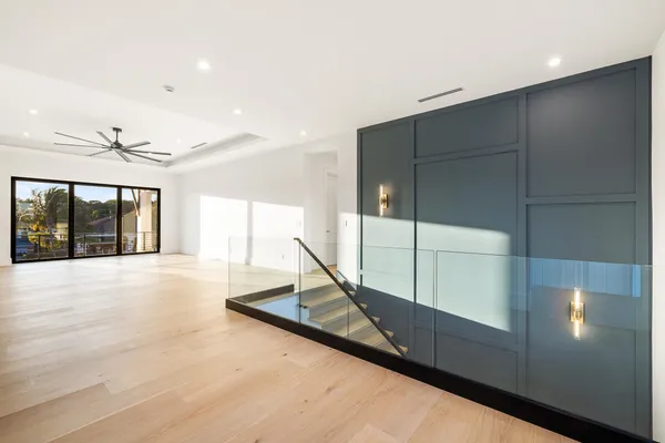 a view of a livingroom with a flat screen tv