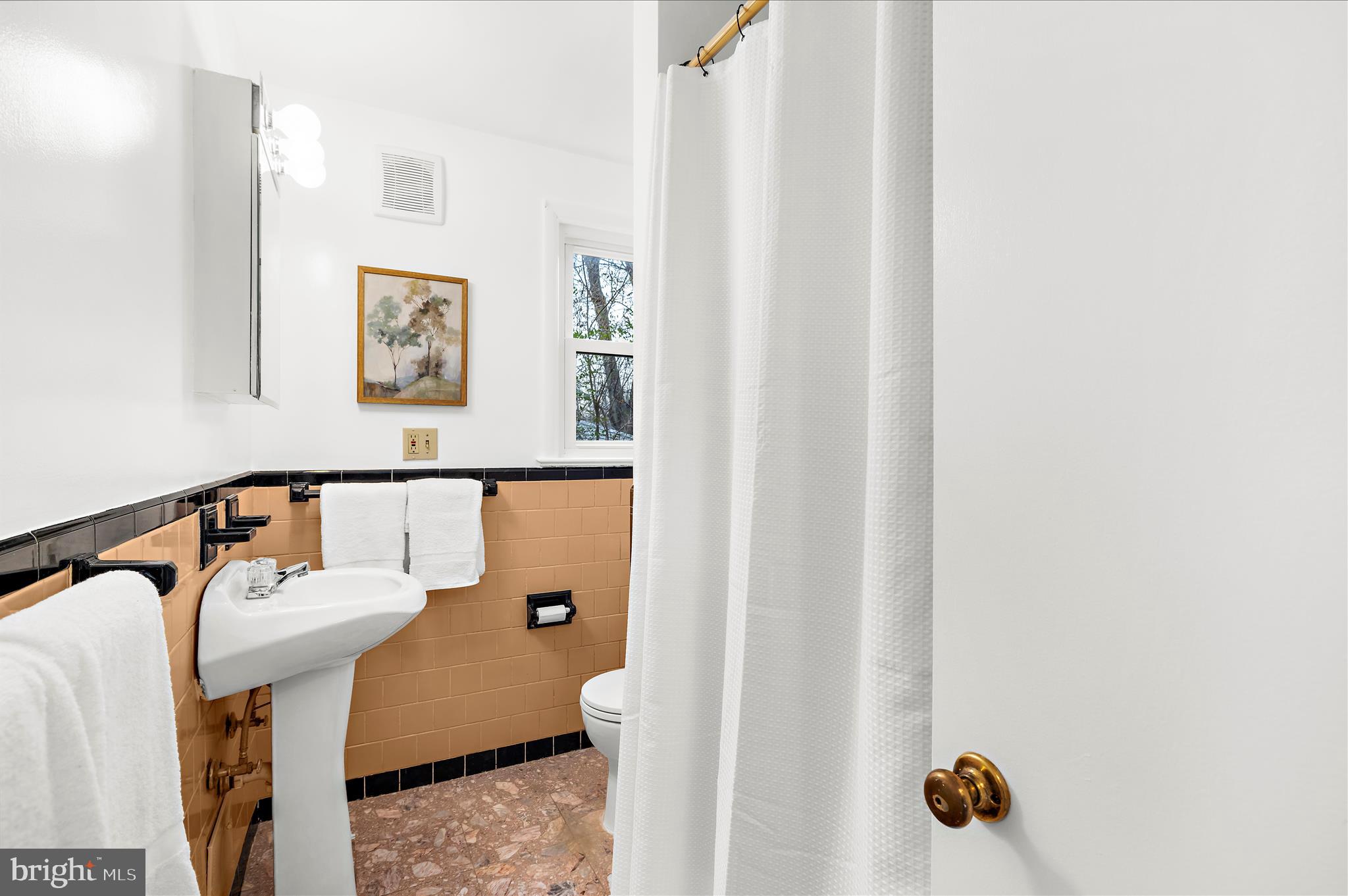 2930 Powder Mill Road Hyattsville, MD 20783 - Photo 19 of 53 a bathroom with a sink and mirror