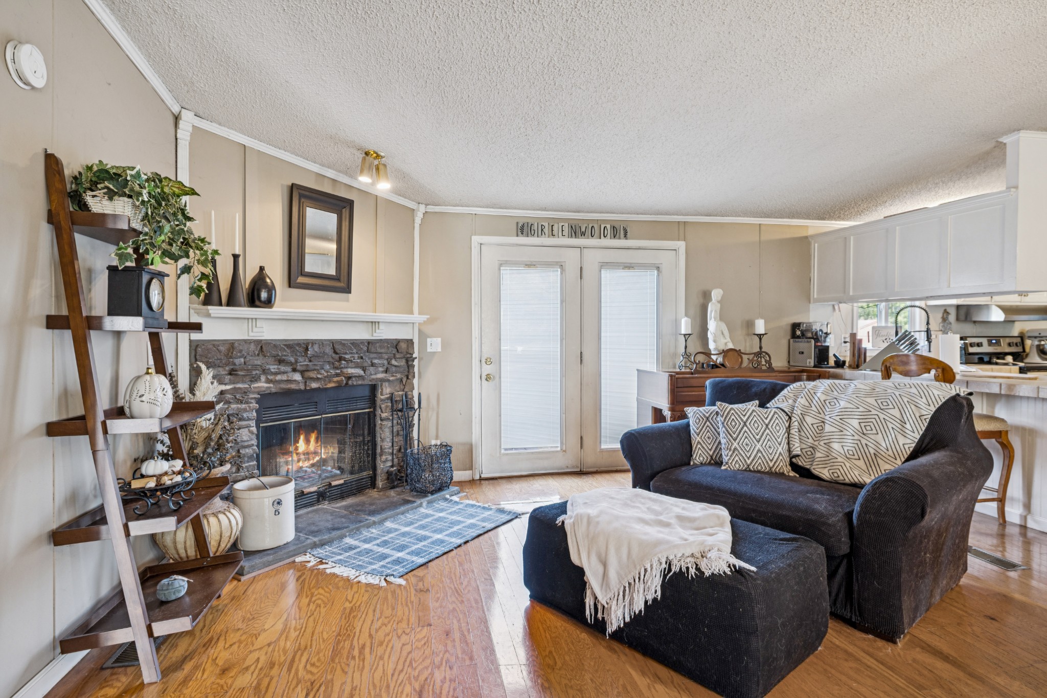 257 Bunker Hill Road Rockvale, TN 37153 - Photo 14 of 38 a living room with furniture and a fireplace