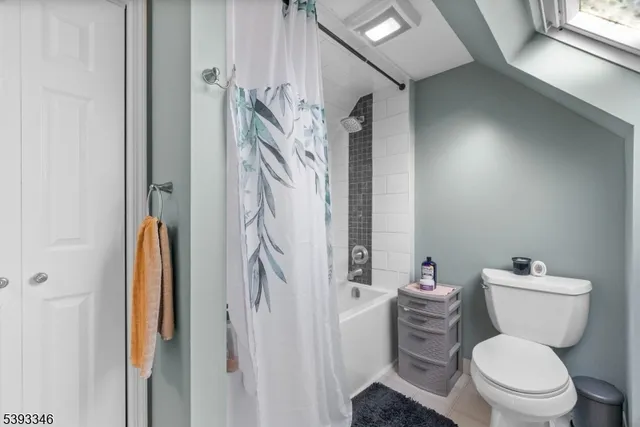 a white toilet sitting next to a bathroom