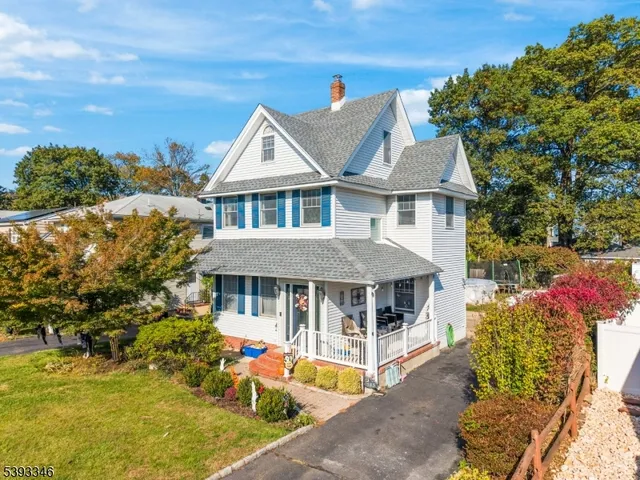 a front view of a house with a porch
