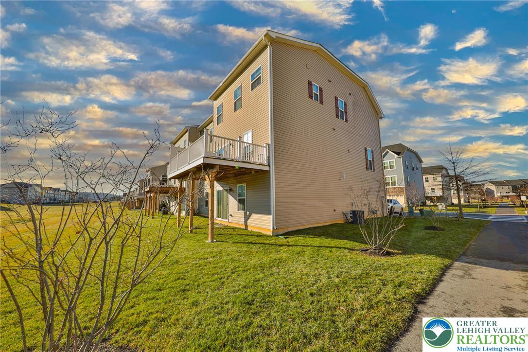 2364 Raya Way Easton, PA 18045 - Photo 33 of 40 a front view of a house with garden