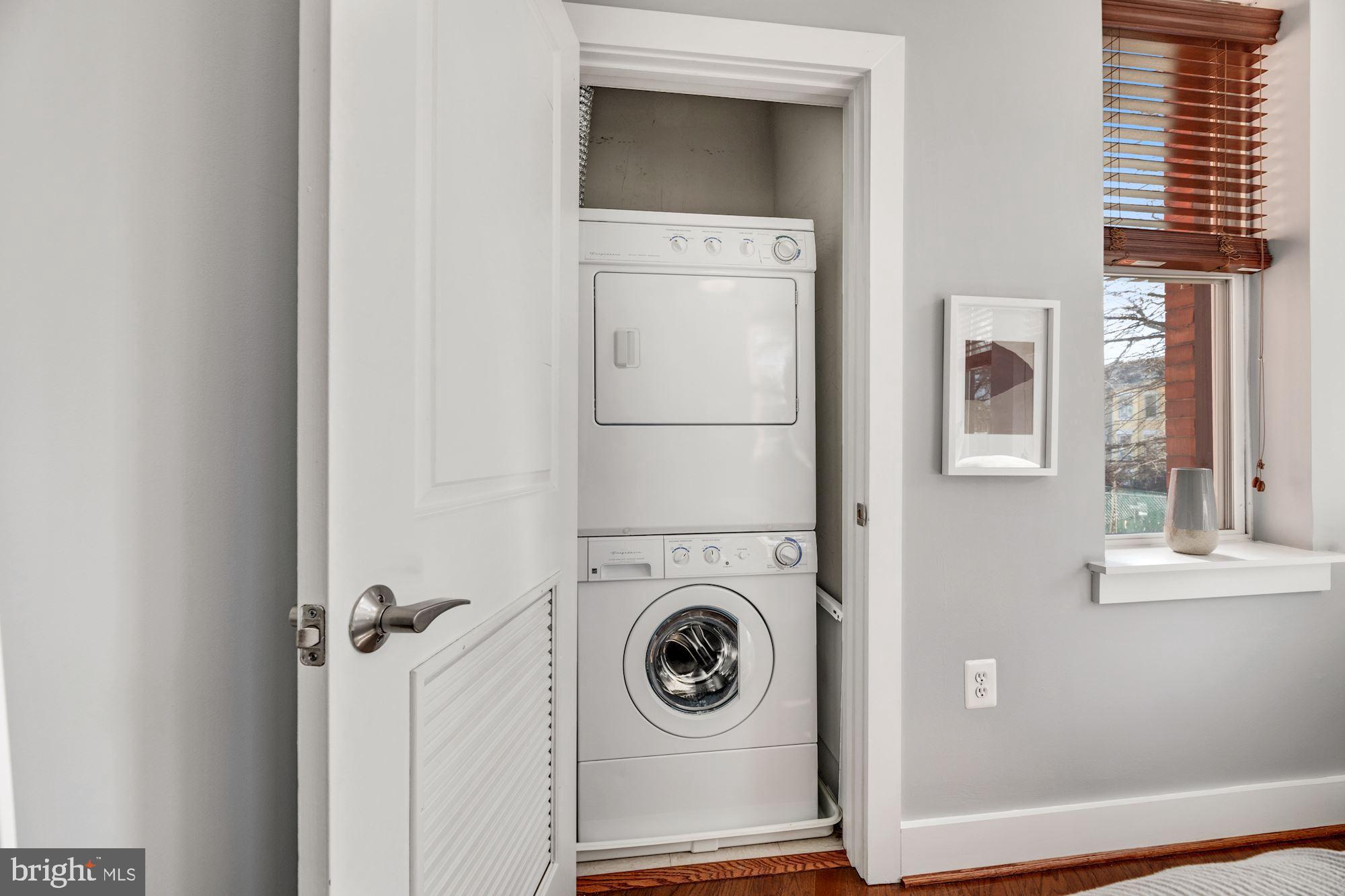 143 Rhode Island Avenue Northwest, Unit 3 Washington, DC 20001 - Photo 13 of 18 a utility room with dryer and washer