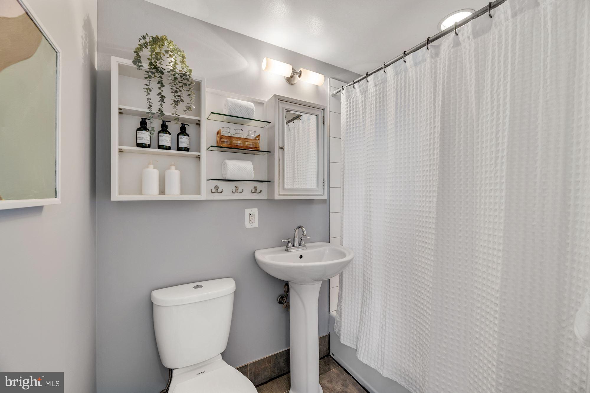 143 Rhode Island Avenue Northwest, Unit 3 Washington, DC 20001 - Photo 14 of 18 a bathroom with a sink mirror and toilet