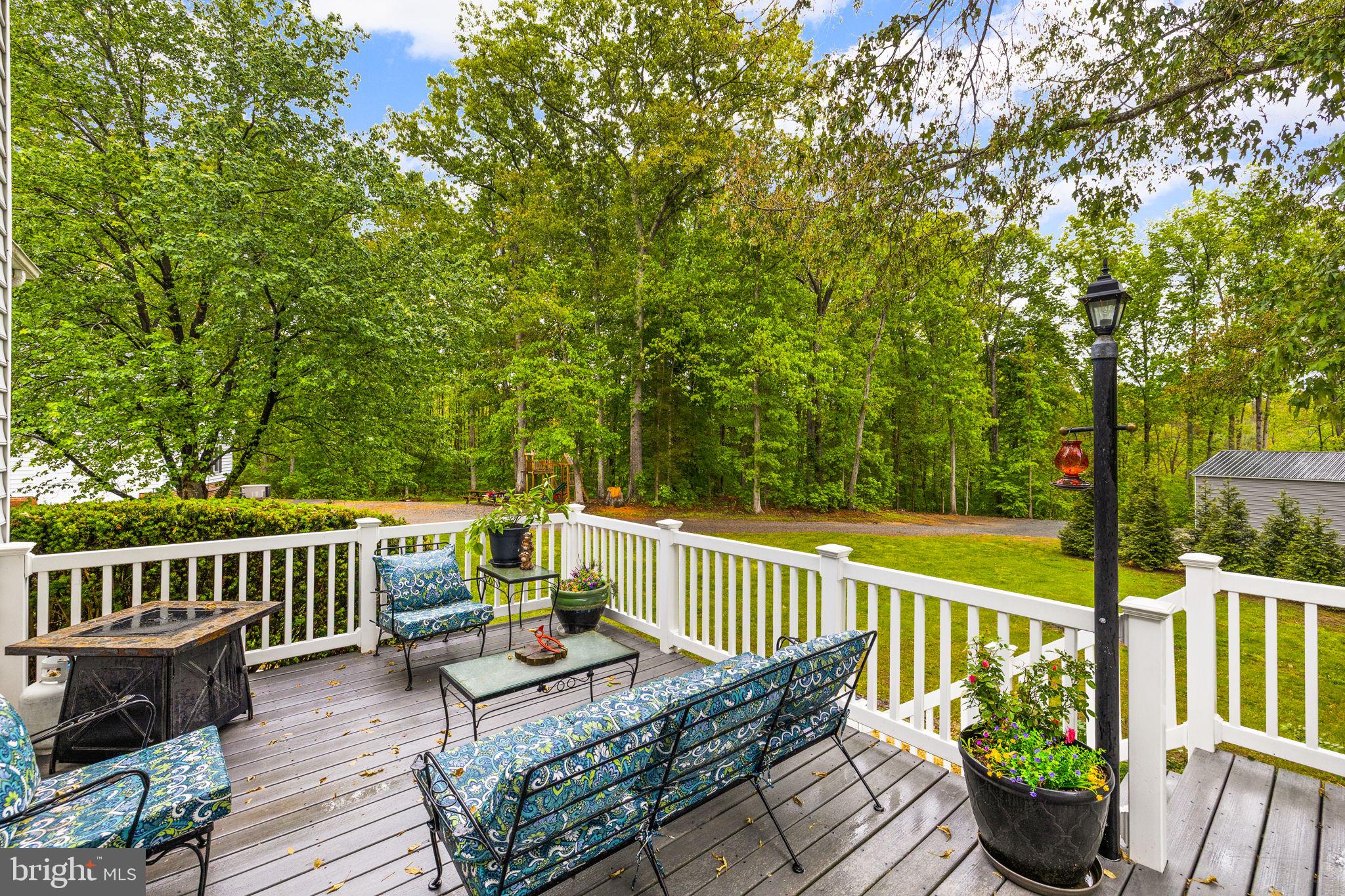 1942 Bibb Store Road Louisa, VA 23093 - Photo 42 of 61 a view of a deck with furniture and wooden deck