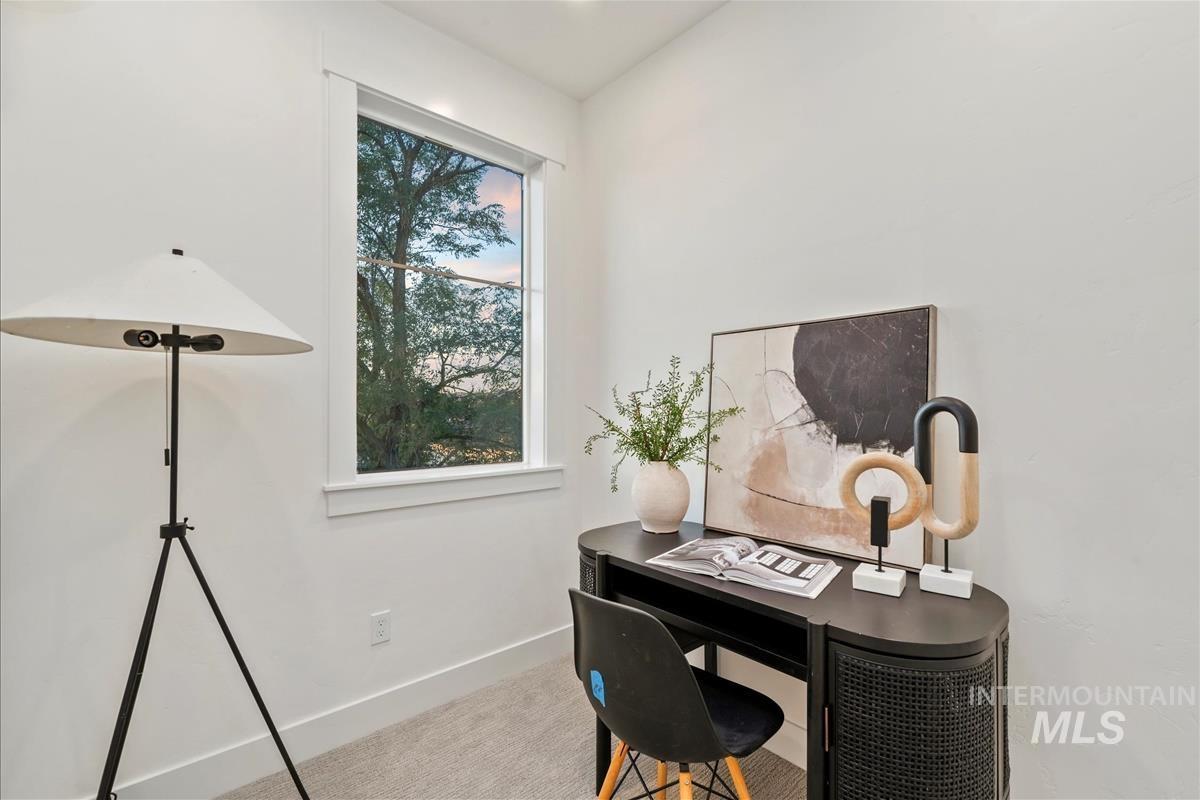 3255 West Moore Street Boise, ID 83702 - Photo 20 of 44 Office area with baseboards and carpet flooring