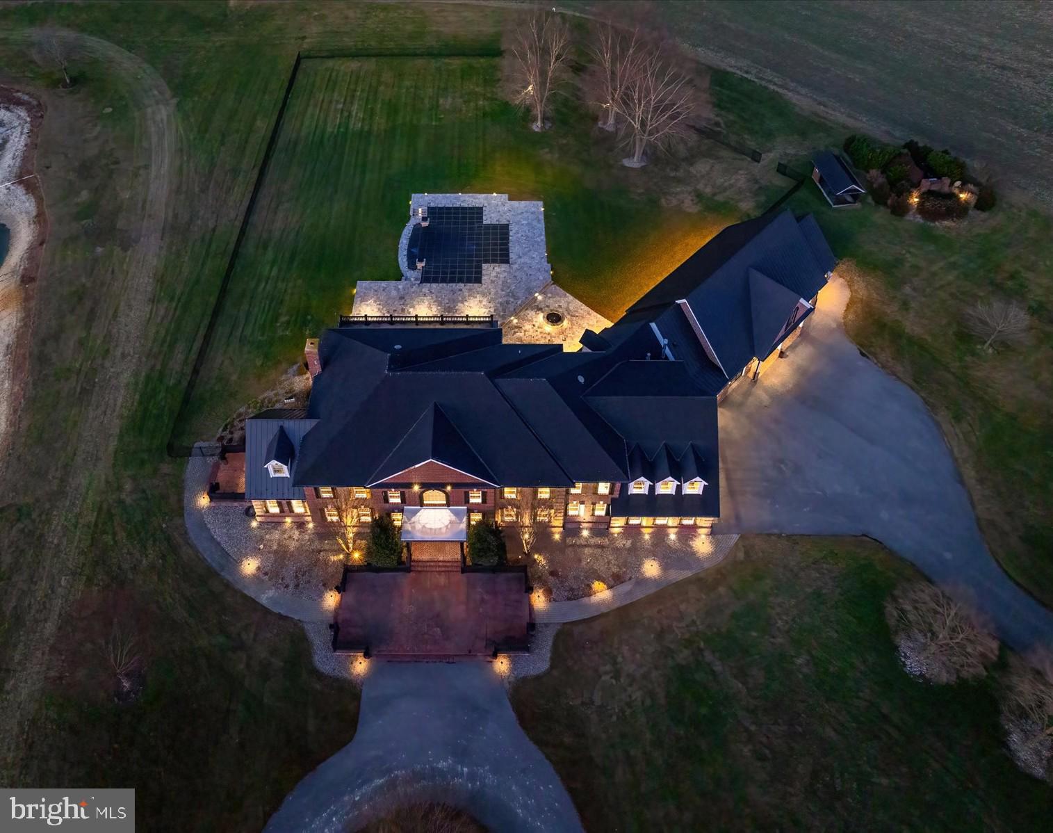 4218 Harmony Road Preston, MD 21655 - Photo 15 of 127 Aerial view of home/garage/pool area