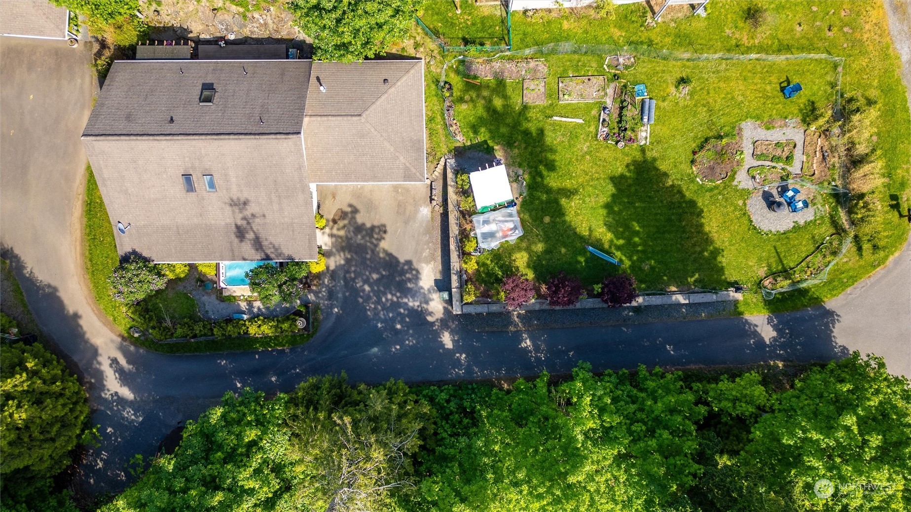 3703 Fielding Avenue Bellingham, WA 98229 - Photo 39 of 40 an aerial view of residential house with outdoor space and trees all around