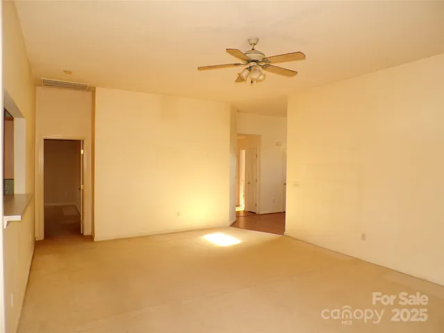 a view of an empty room