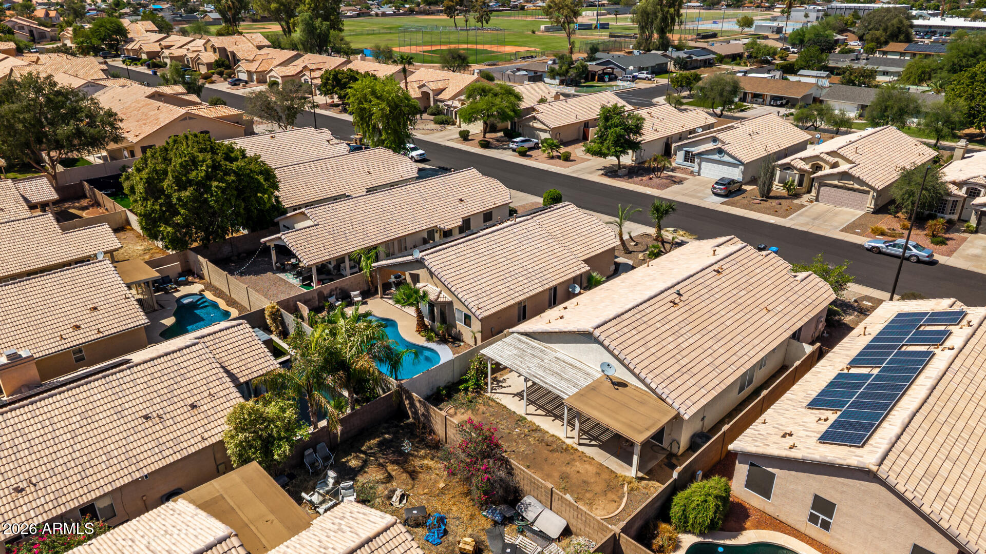 173 West Smoke Tree Road Gilbert, AZ 85233 - Photo 41 of 44 49 Smoke Tree Drone