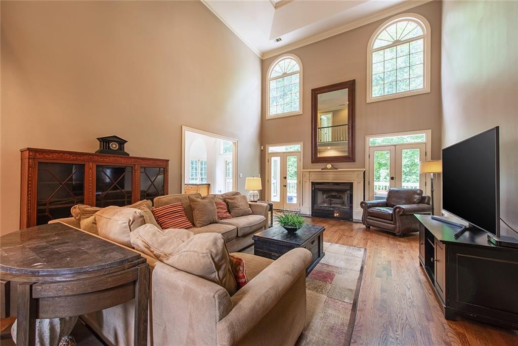 3854 Sidestreet Atlanta, GA 30341 - Photo 12 of 83 a living room with furniture fireplace and flat screen tv
