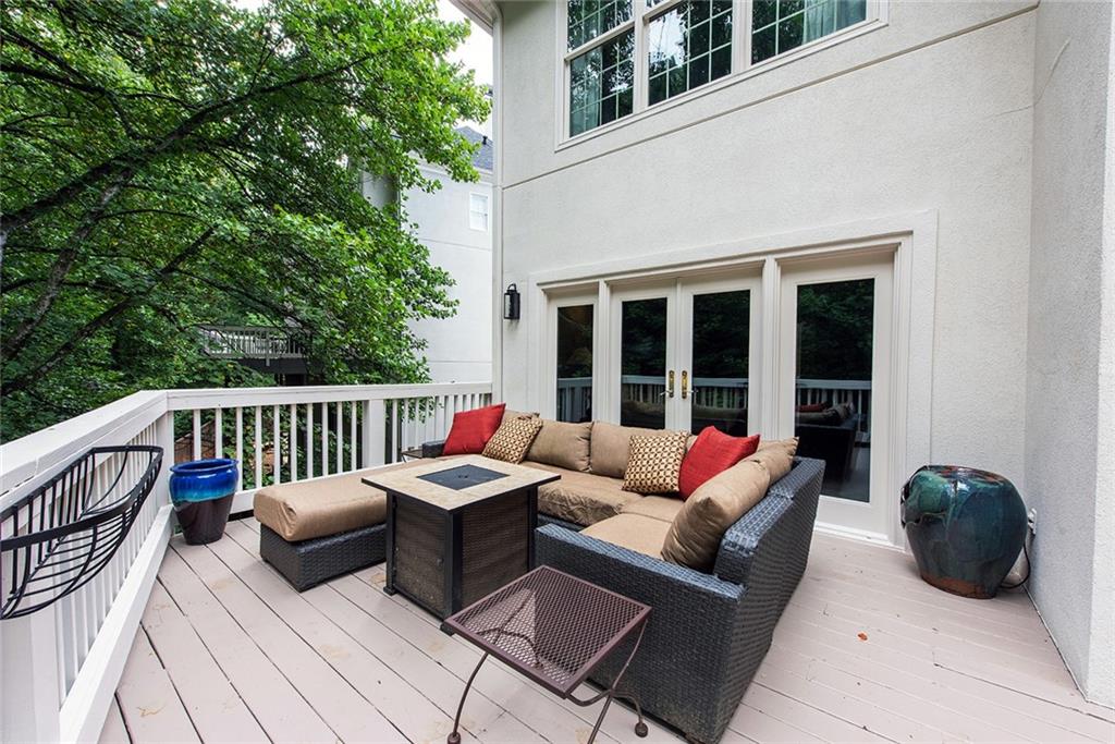 3854 Sidestreet Atlanta, GA 30341 - Photo 33 of 83 a balcony with furniture and a potted plant
