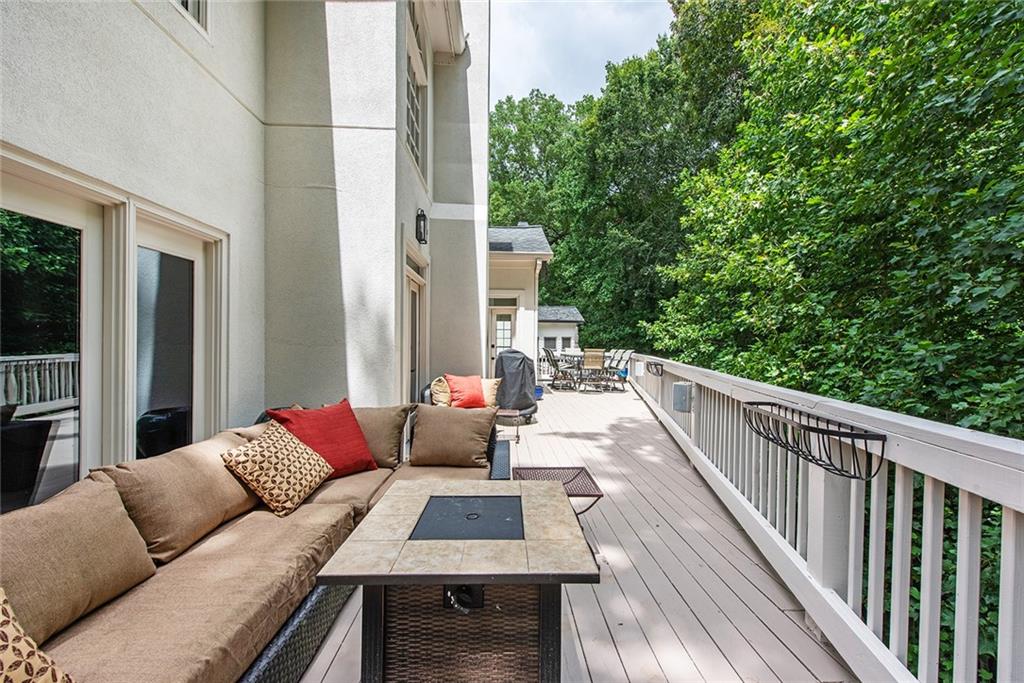 3854 Sidestreet Atlanta, GA 30341 - Photo 35 of 83 a balcony with furniture and a potted plant