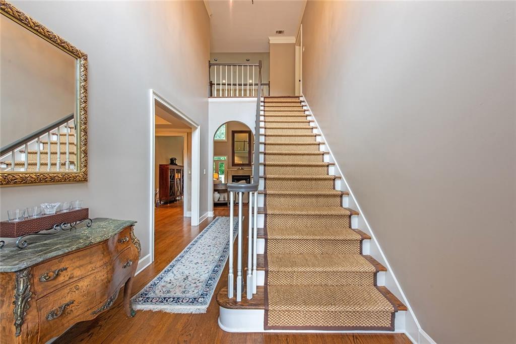3854 Sidestreet Atlanta, GA 30341 - Photo 7 of 83 a view of entryway and hall with wooden floor