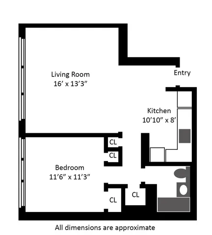 $4,000 | 333 East 45th Street, Unit 31C | Midtown East