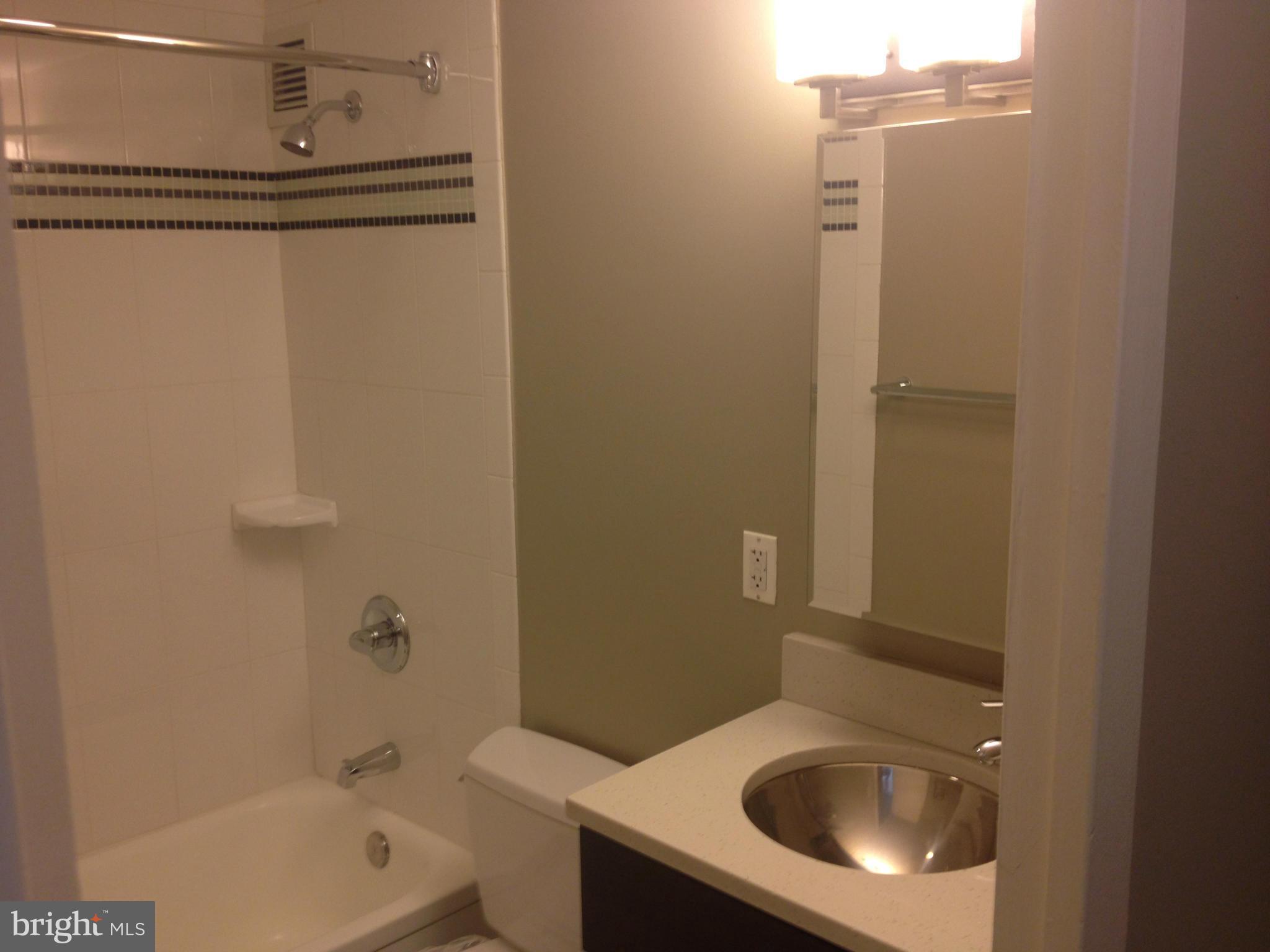 1101 3rd Street Southwest, Unit 312 Washington, DC 20024 - Photo 18 of 30 a bathroom with a sink a toilet and shower