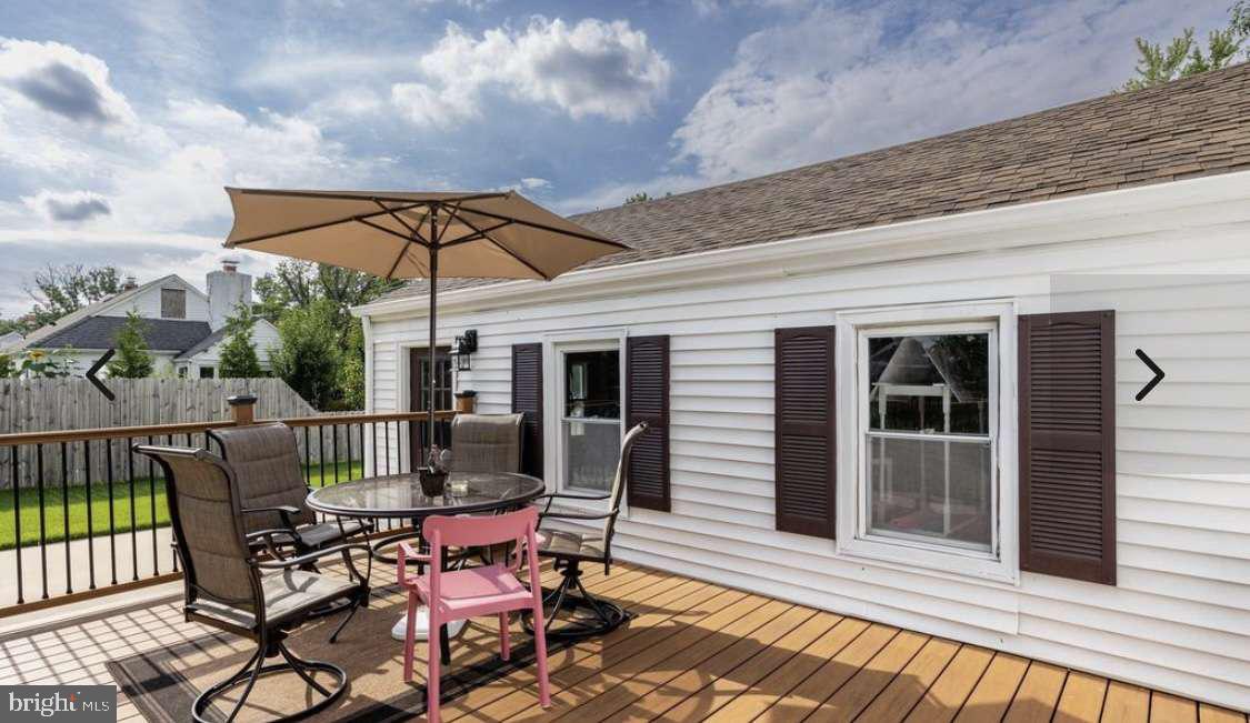 505 East Evesham Road Voorhees, NJ 08043 - Photo 14 of 18 a view of a chair and table on the deck